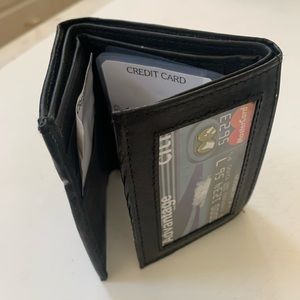 Trifold Leather Wallet